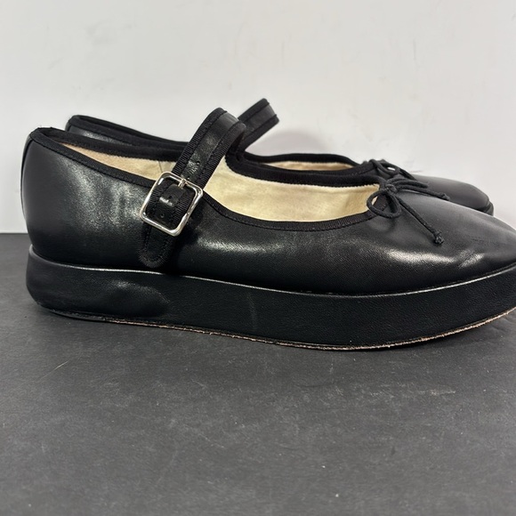 Loeffler Randall Black Leather Mary Jane Flats Size 7B — Wear Disclosed - Picture 3 of 15